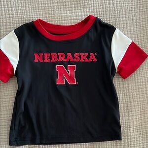 Nebraska Kids Black and Red T-Shirt